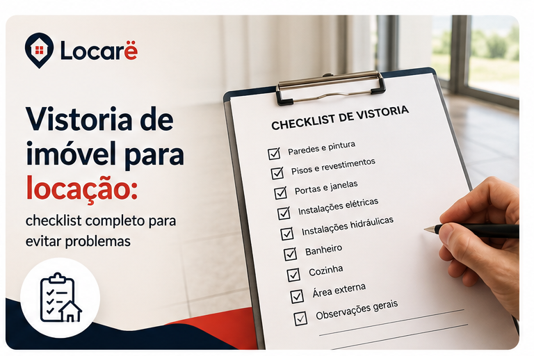 Vistoria de imóvel para locação: o que não pode faltar